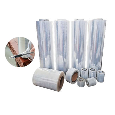 품질  50mm Soft LDPE Stretch Film Roll Transparent LDPE Sheet For Machine Wrap 공장
