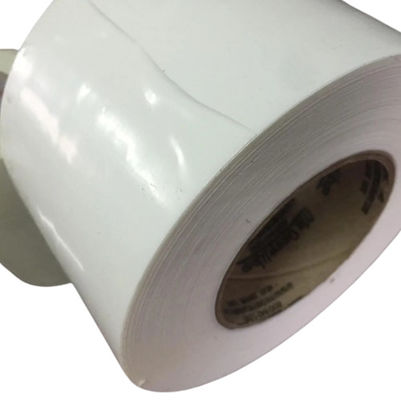 LDPE 백색 수축 랩 테이프 100mm 너비 30m 길이 3' 플라스틱 코어