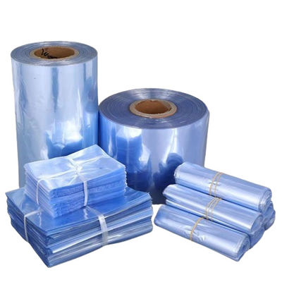 크리스탈 중앙 접힌 PVC 투명한 수축 랩 필름 롤 포장