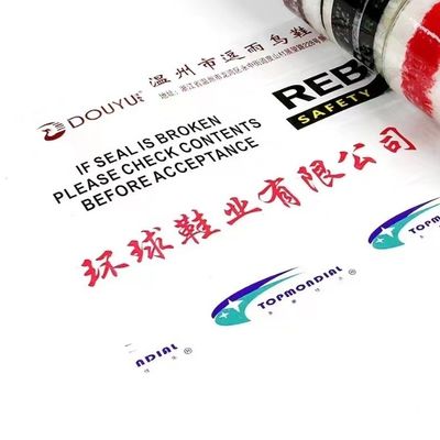 로고 인쇄 된 선명한 BOPP 포장 테이프 36 ~ 65 미크론 두께